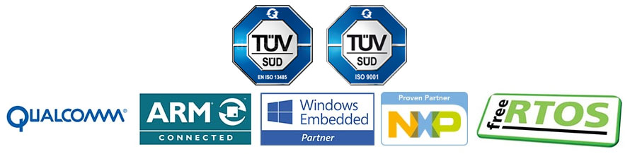 iso qualcomm arm windows nxp freertos